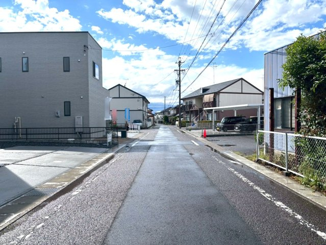 タマタウン　関市南天神　全3区画分譲の前面道路含む現地写真|■前面道路　■ヤマダ不動産　株式会社リライフ　
■夢のマイホーム購入をフルサポートします！