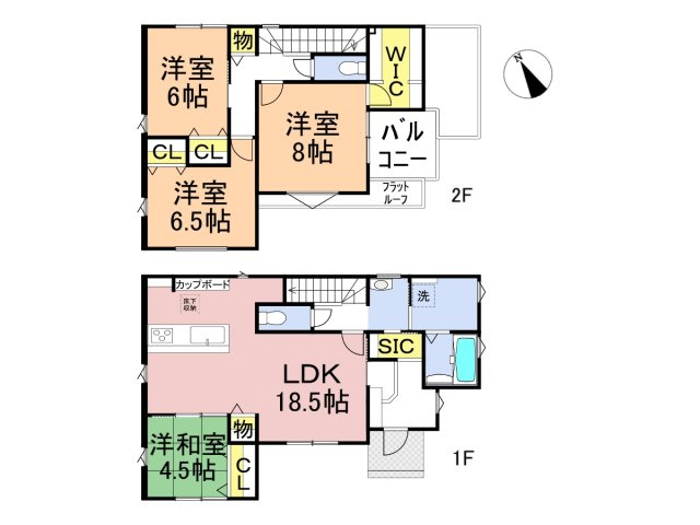 タマタウン　関市南天神　全3区画分譲の間取り|■１号棟　■ヤマダ不動産　株式会社リライフ　
■夢のマイホーム購入をフルサポートします！