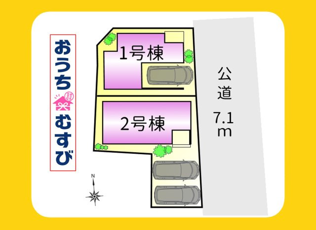 名古屋市西区新福寺町2期(全2棟)の区画図