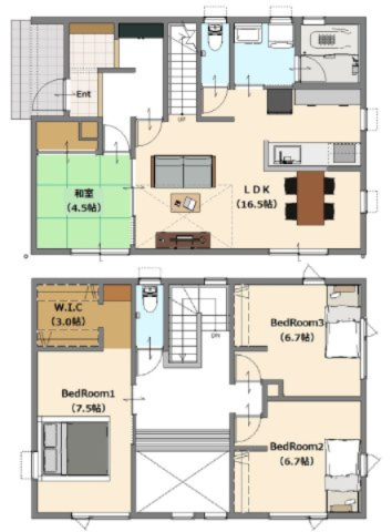【APHグループの建売】千曲市新田B1