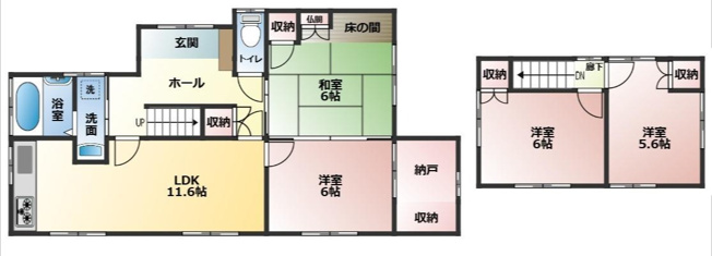 【間取り】 | 南区孫代町