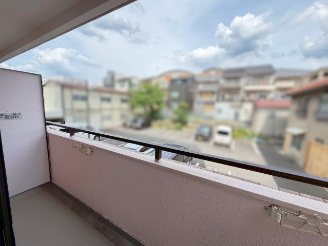 京阪「清水五条」駅徒歩８分◆角部屋陽当り良好◆スーパー徒歩１分◆ライオンズマンション東山弐番館のバルコニー|バルコニー