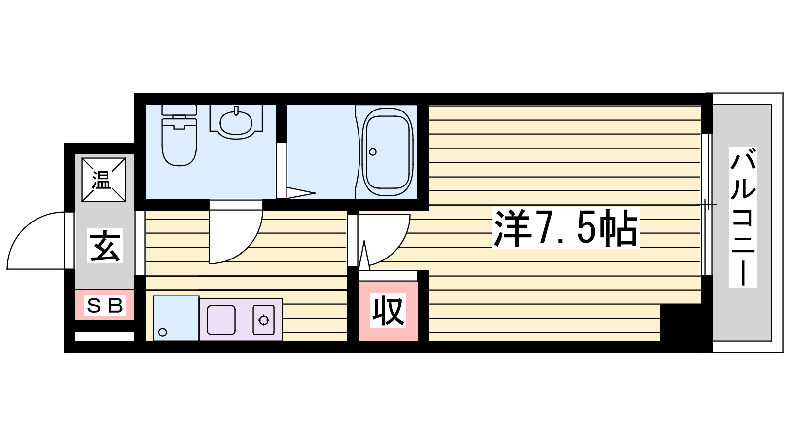 アロハマリーナの間取り