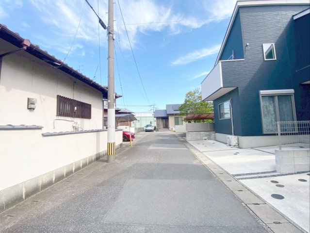 糟屋郡粕屋町大字上大隈　中古戸建の前面道路含む現地写真|前面道路の様子です！