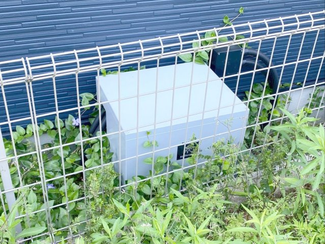糟屋郡粕屋町大字上大隈　中古戸建の発電・温水設備|電気を貯めて必要な時に使用できる蓄電池付きです！