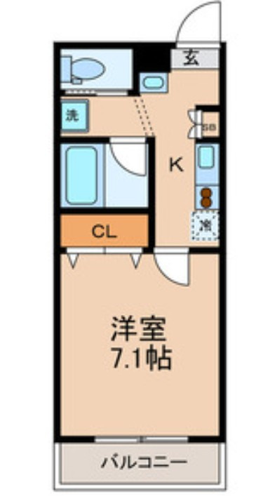 ハニーマンションの間取り|間取りです。