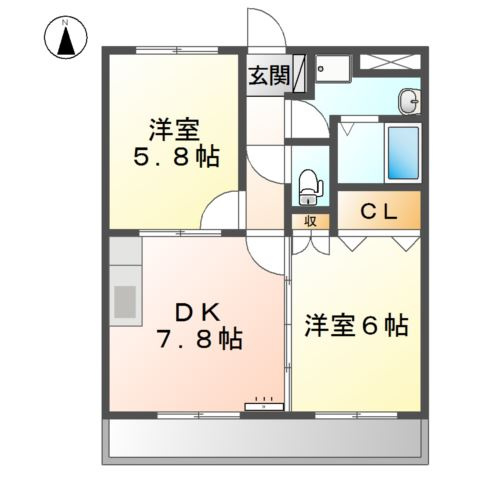 クレオールの間取り