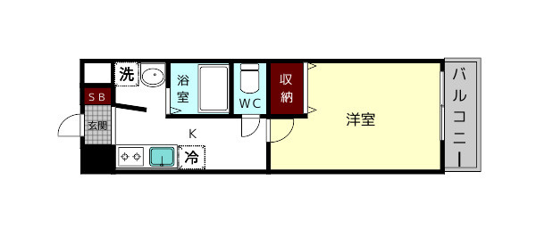 インペリアル奈良大宮の間取り
