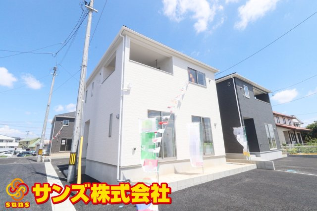 郡山市大槻町字林ノ東　　　４号棟　　　開成小学校、郡山第１中学区の外観|南西側から見た外観♪