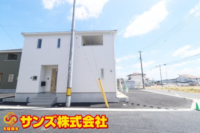 郡山市大槻町字林ノ東　　　４号棟　　　開成小学校、郡山第１中学区の外観|西側から見た外観