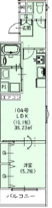 ピレーネ一津屋 の間取り