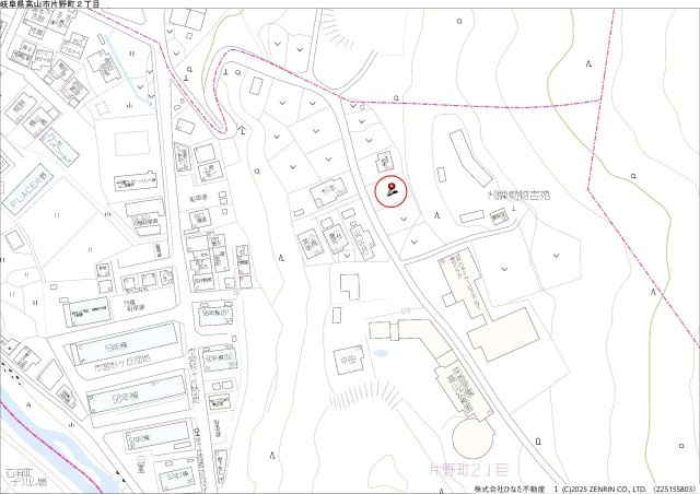 2026/5/6NEW　土地　高山市片野町　700万の地図
