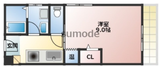 大弘元町ハイツの間取り