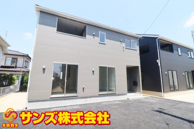 郡山市大槻町字林ノ東　　　７号棟　　　開成小学校、郡山第１中学区の外観|南西側から見た外観