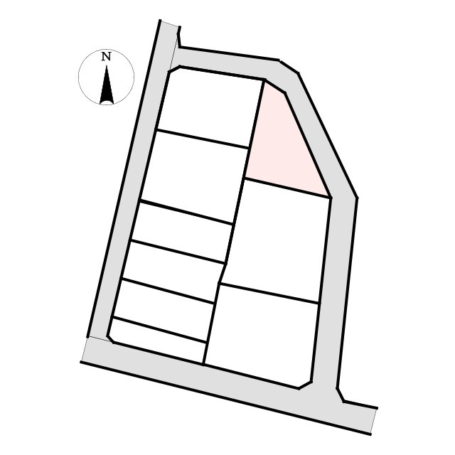 11/18新規　土地　高山市中山町　1670万の土地図