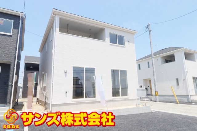 郡山市大槻町字林ノ東　　　８号棟　　　開成小学校、郡山第１中学区の外観|南西側から見た外観♪