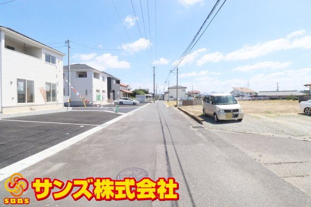 郡山市大槻町字林ノ東　　　９号棟　　　開成小学校、郡山第１中学区の外観|南側前面道路
