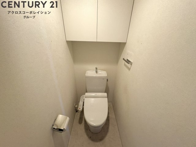 ゆったり落ち着けるトイレです