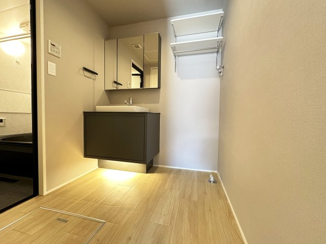 ベレオガーデンズHanaの独立洗面台