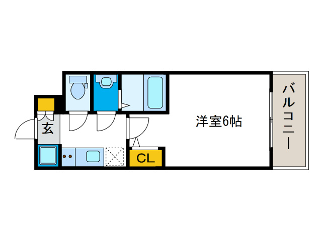 エスリード大阪ドームシティの間取り