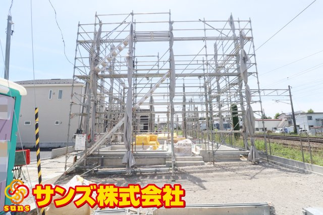 郡山市安積町笹川字高石坊　　　６号棟　　永盛小学校、安積中学区の外観|北側から見た外観♪