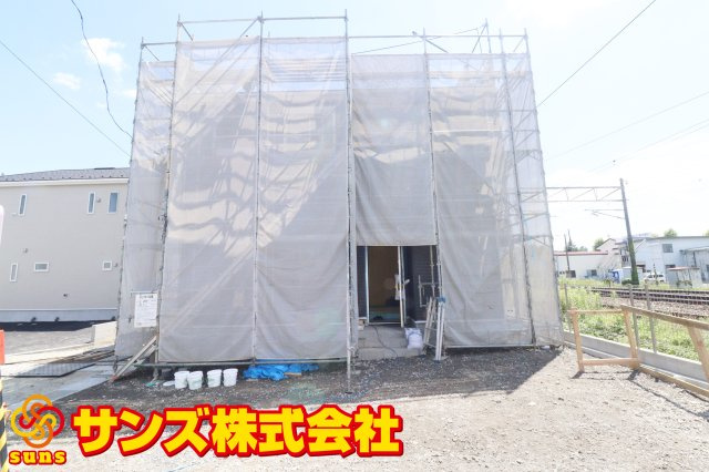 郡山市安積町笹川字高石坊　　　６号棟　　永盛小学校、安積中学区の外観|北側から見た外観♪