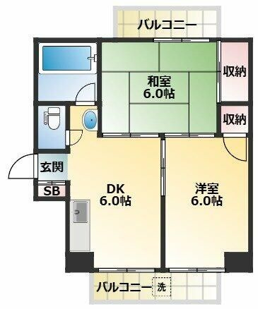 クリスタル３の間取り