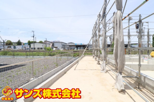 郡山市安積町笹川字高石坊　　　７号棟　　永盛小学校、安積中学区の外観|南東側から見た外観♪