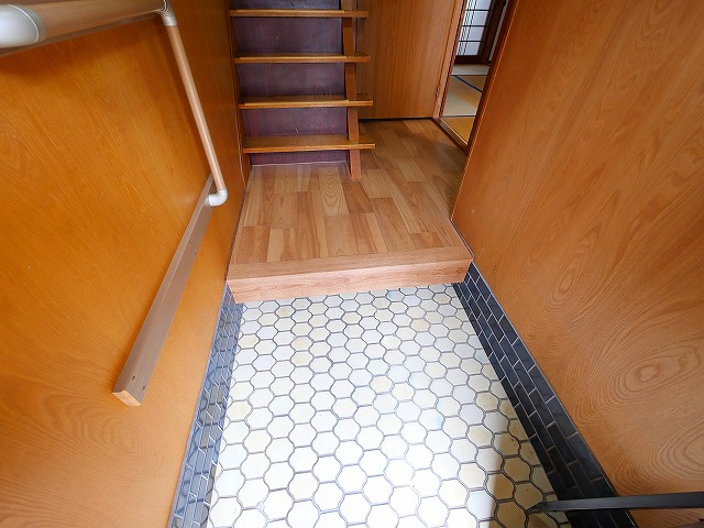 東九条町戸建（793-8）の玄関|毎日通る玄関はこちらです