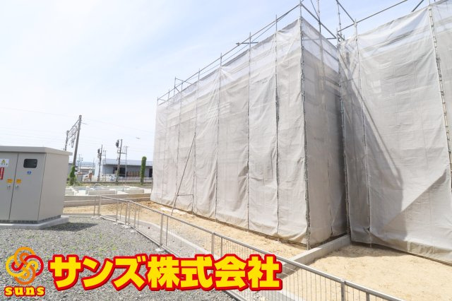郡山市安積町笹川字高石坊　　　８号棟　　永盛小学校、安積中学区の外観|南東側から見た外観♪