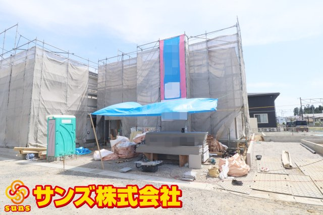 郡山市安積町笹川字高石坊　　　８号棟　　永盛小学校、安積中学区の外観|北西側から見た外観♪