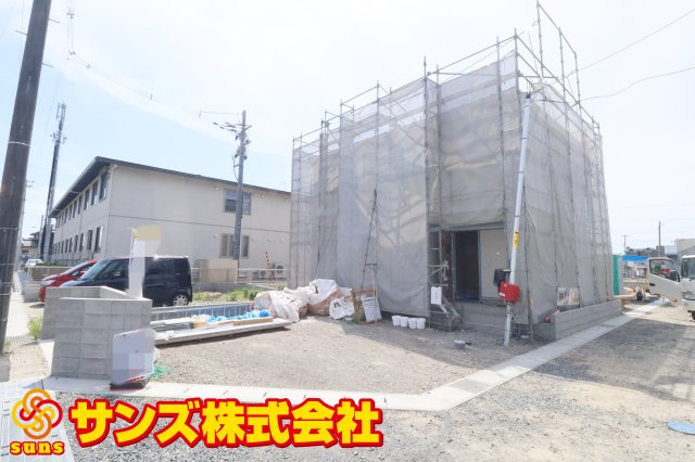 郡山市安積町笹川字高石坊　　　９号棟　　永盛小学校、安積中学区の外観|北東側から見た外観♪