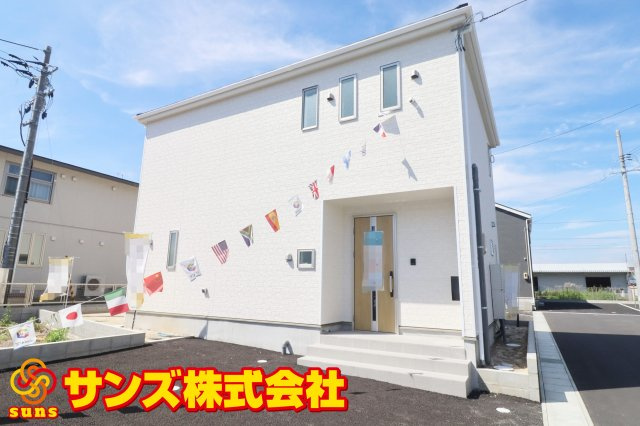郡山市安積町笹川字高石坊　　　９号棟　　永盛小学校、安積中学区の外観|南側から見た外観♪