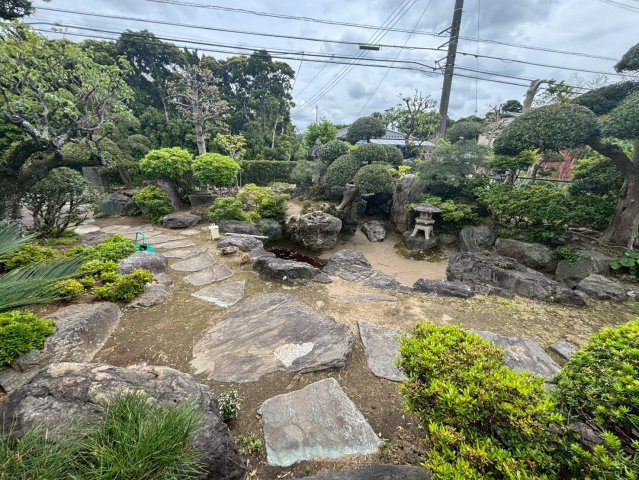 富津市二間塚　作業所兼居宅の庭