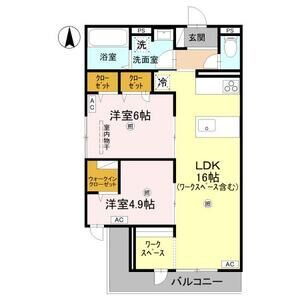ウエスタンハイツ19の間取り