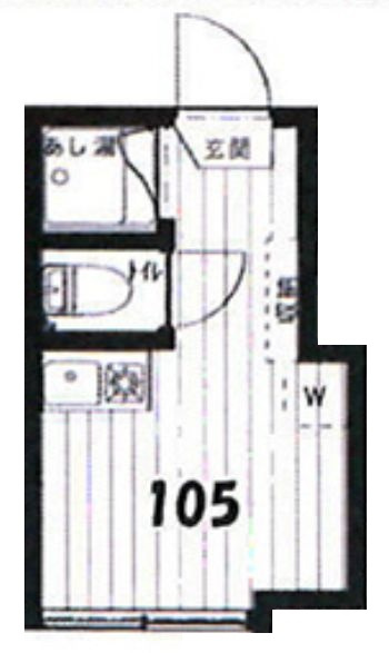 hana高円寺の間取り|使いやすいワンルームタイプのお部屋です★ロフト付