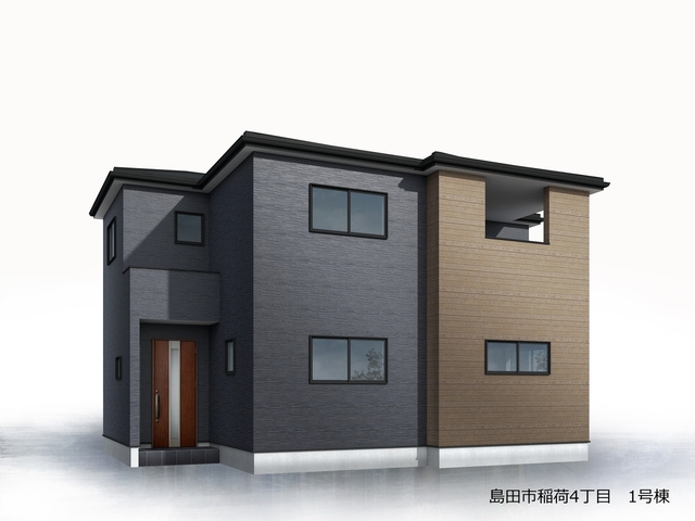 【外観パース】 | 島田市稲荷4丁目 新築一戸建て | 外観パースです