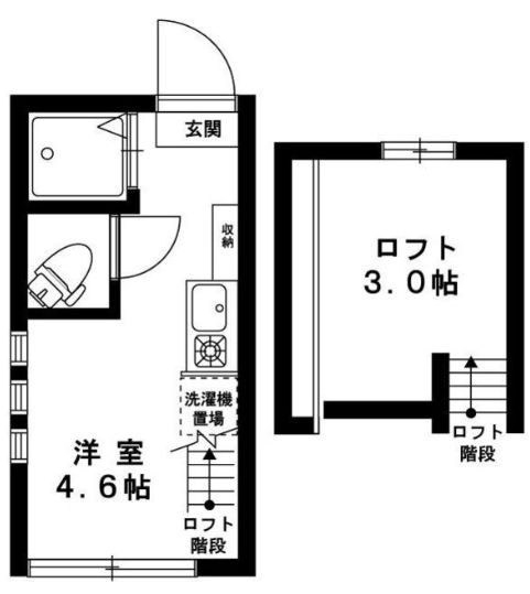 ジュネス中野坂上の間取り|ワンルーム★