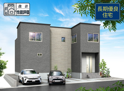 【外観パース】 | 藤枝市瀬古3丁目 4期 新築一戸建て | 外観パースです