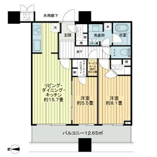 【間取り】 | パークタワーグランスカイ