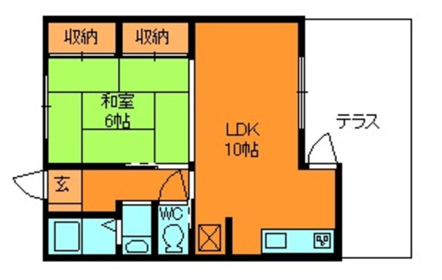 エアリーコート勢野北口(三松ヶ丘マンション)の間取り