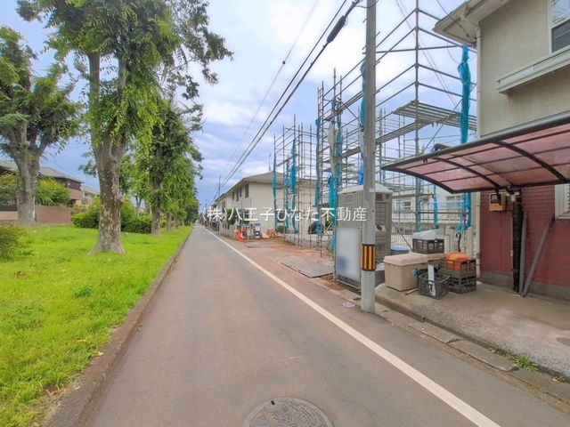 祝成約　八王子市　富士見町　新築戸建て　２期の前面道路含む現地写真|～仲介手数料無料☆八王子ひなた不動産～八王子市富士見町　新築戸建て