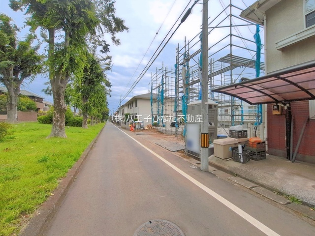 祝成約　八王子市　富士見町　新築戸建て　２期の前面道路含む現地写真|～仲介手数料無料☆八王子ひなた不動産～八王子市富士見町　新築戸建て