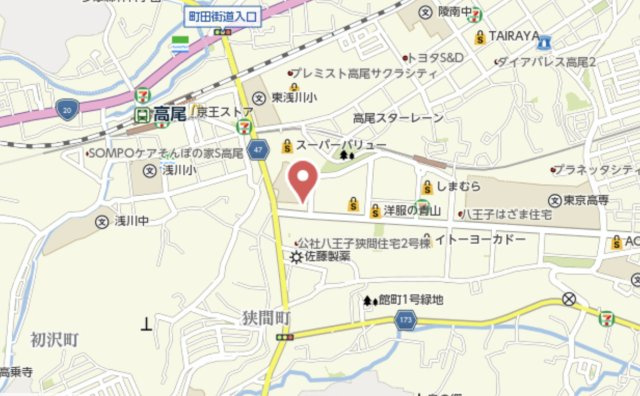『八王子市マンション』八王子サニーハイツ【仲介手数料無料】　八王子市東浅川町546-19の地図|～仲介手数料無料☆八王子ひなた不動産～八王子サニーハイツ