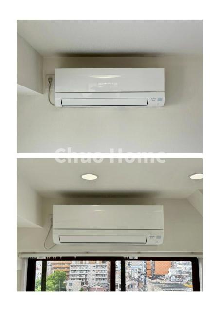キャッスルマンションお花茶屋の冷暖房・空調設備|エアコン2台