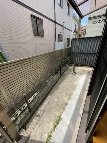 六ツ師中屋敷６２５－１貸家の展望|洗濯物干しスペースです