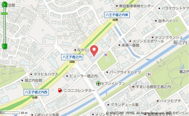『八王子市マンション』アンビシャスパーク京王堀之内【仲介手数料無料】　八王子市堀之内2-16-4の地図|～仲介手数料無料☆八王子ひなた不動産～アンビシャスパーク京王堀之内	