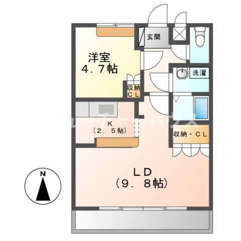 メゾン・ド・シャルマンの間取り