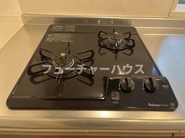 仮）ひたちなか市勝倉新築アパートＡ棟のその他|3口コンロ（イメージ）