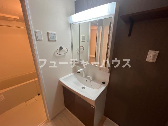 仮）ひたちなか市勝倉新築アパートＡ棟の洗面所|洗面（イメージ）